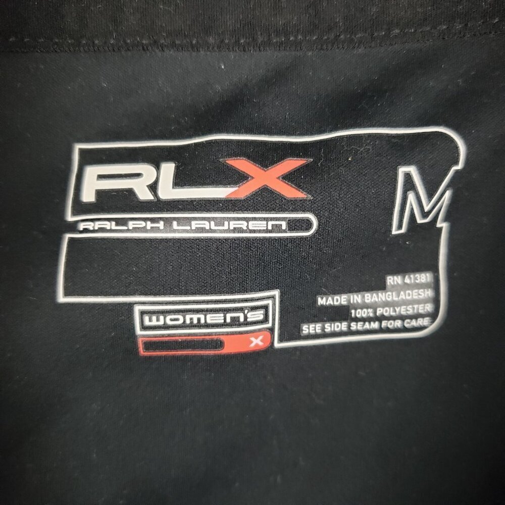 RLX Ralph Lauren Lightweight Vest Womens Black High Neck Size Medium - Picture 6 of 11